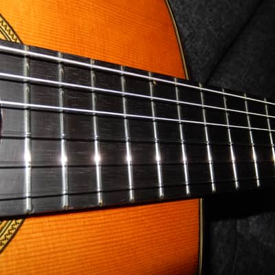 RARITY - MADE BY EICHI KODAIRA  - ECOLE E500 1977 - RAMIREZ STYLE CLASSICAL CONCERT GUITAR - CEDAR/BRAZILIAN ROSEWOOD image 11