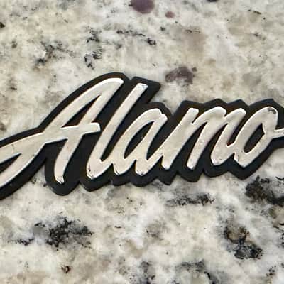 Alamo Amp Logo Badge Nameplate 60s-70s image 1