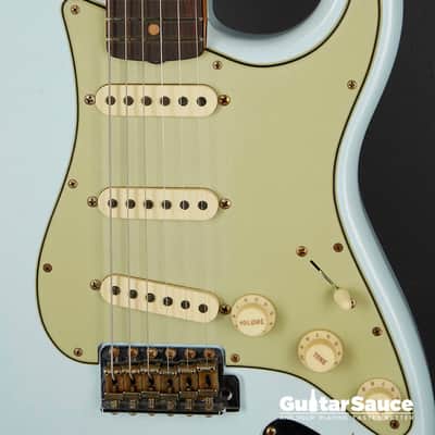 Fender Custom Shop 64 L-Series Stratocaster Journeyman Relic Faded Namm Limited Edition Custom Built 2024 - Sonic Blue (Cod.1884NG) image 4