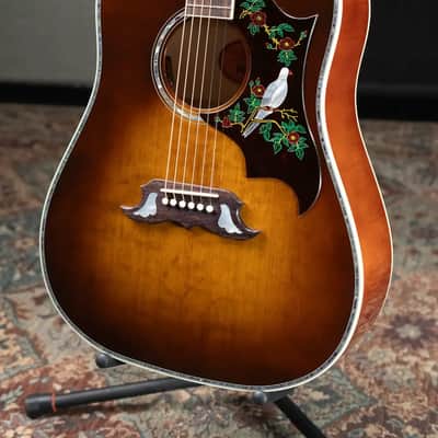 Gibson Dove Anniversary Limited Edition Acoustic/Electric Guitar - Cremona Burst with Hardshell Case image 5