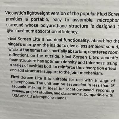 Vicoustic Flexi Screen Lite II 2019 - Gray image 3
