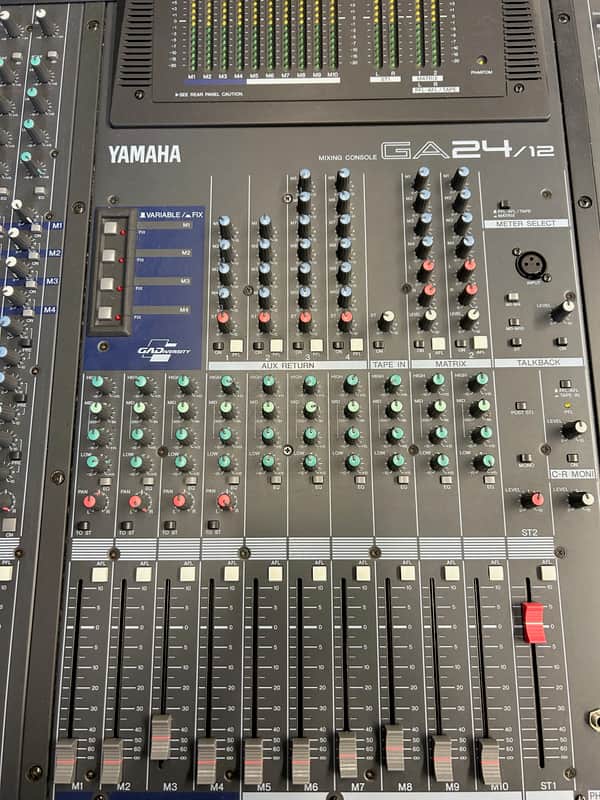 Yamaha GA24-12 24 Input Mixing Console | Reverb