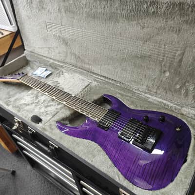 ESP LTD SH-7 Evertune Brian (Head) Welch Signature See Thru Purple image 1