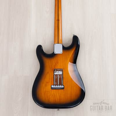 1997 Fender American Vintage '57 Stratocaster Sunburst w/ Hangtags, Tweed Case image 3