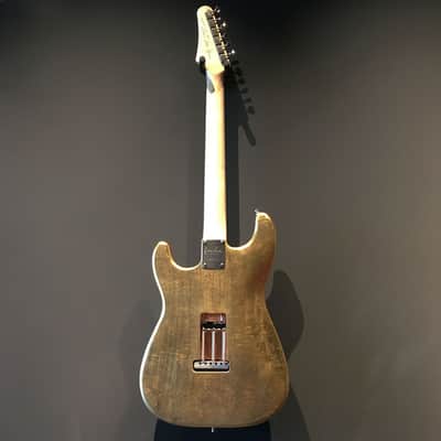 Made to Order - FRANCHIN Mercury guitar Glossy METALLIC LEAF (Gold/Silver/Copper) Stratocaster-Strat-S-Style Made in Italy image 3
