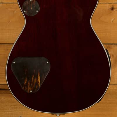 Gretsch G6134TFM-NH Nigel Hendroff Signature Penguin Dark Cherry Metallic Flame image 2