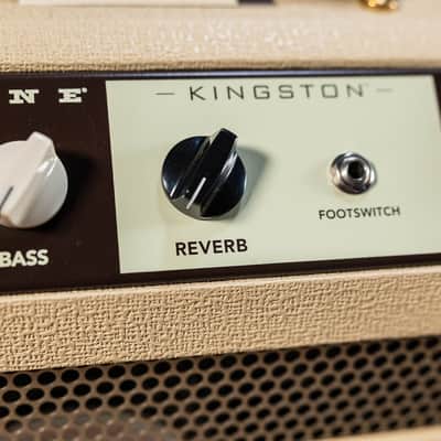 Magnatone Kingston 12W 1x12” Combo Amp w/ Reverb – Blonde w/ Oxblood image 4