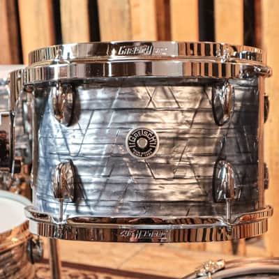 Gretsch Brooklyn Sky Blue Pearl Nitron Drum Set - 18x22,7x10,8x12,14x16,5.5x14 image 5