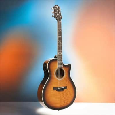 Crafter NOBLE VTG Noble series, Small jumbo acoustic-electric guitar with solid maple top Crafter image 3