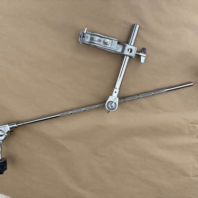 Tama 1980s Titan, long boom arm cymbal stand with multi clamp image 4
