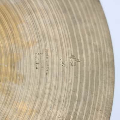 Vintage K. Zildjian Istanbul New Stamp Hi-Hat Pair 14" 884g/894g with Original Bag! image 6