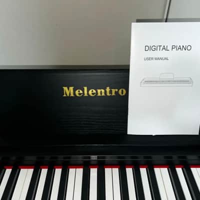 Melentro 88-Key Digital Piano – Includes X-Stand and Pedal – Excellent Condition - Black image 7