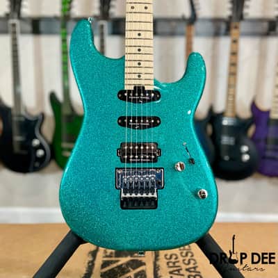 Charvel Pro Mod Steve Vai style Green Meanie - Green, White with