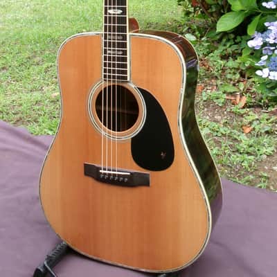 K Yairi YW-1000 Hand Crafted Jacaranda B. Rosewood, Japan Vintage 1981 with Super Low Action image 4