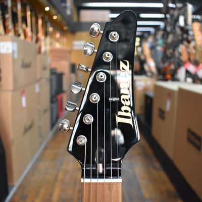 Ibanez Japan FLATV1 Josh Smith Signature Electric Guitar 2022 Black w/Bonamassa Bludgeon Pickup, Hard Case image 7