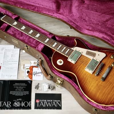2013 Gibson Custom Shop Joe Perry 1959 Les Paul Reissue Tom Murphy Aged & Signed image 1