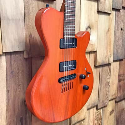 2008 Godin LG P90 Mahogany w/ Original Hardshell Case image 4