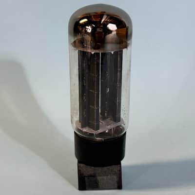 1950s Sylvania 5U4GB Vintage Baldwin Black Plate Halo Getter Rectifier Tube!T275 image 4
