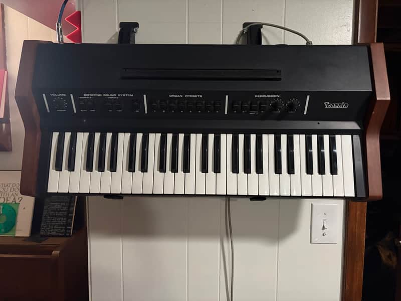 Crumar Toccata Early 80s - Black with wood sides image 1