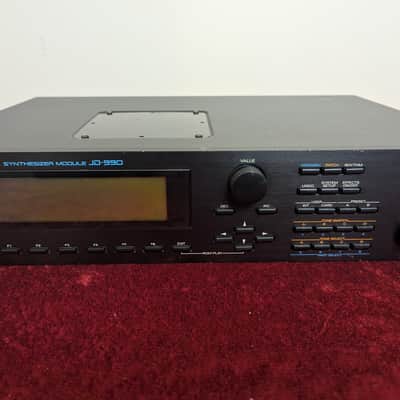 Roland Super JD-990 Sound Module Synth with SR-JV80-04 Vintage Synth Expansion 1993 - 1996 - Black RackMount Synthesizer Rack Mount Unit image 9