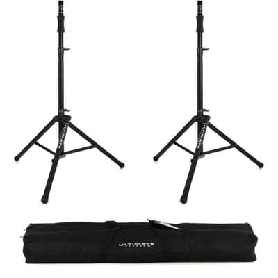 Ultimate Support TS-100B Lift-Assist Speaker Stand Pair with Bag image 2