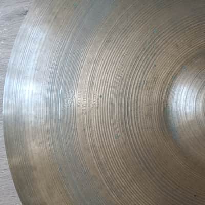Zildjian 22" A. Zildjian Large Stamp Ride Cymbal 1953 - 1957 - Traditional image 5