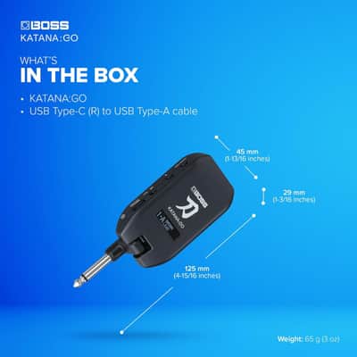 Boss KATANA:GO Personal Headphone Amplifier image 3