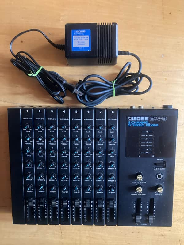 BOSS BX-8 8CHANNEL STEREO MIXER ミキサー　中古品 Boss BX-8 8-Channel Stereo Mixer | Reverb