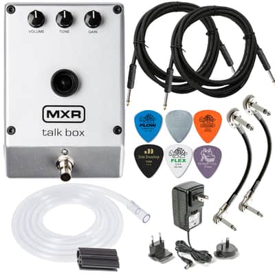 MXR M222 TALK BOX Effects Pedal Voicebox for Guitar, Keyboard and other instruments with Tonebird Cable, Dunlop Picks, MXR Patch Cable Bundle image 1