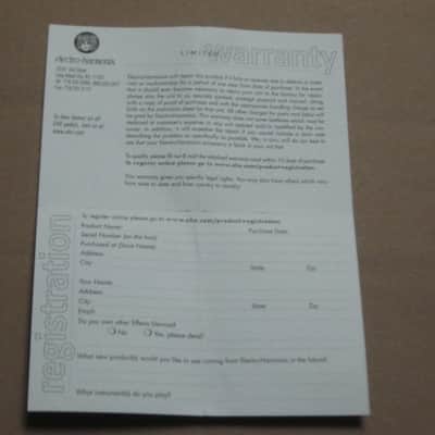 lightly handled Electro Harmonix EMPTY CARDBOARD BOX & original Owner's Instructions & warranty / registration paperwork ONLY for Synth9 Synthesizer Machine pedal (NO: Pedal/Adapter) image 21