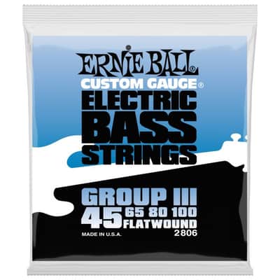 ERNIE BALL 2806 Flatwound Group III E-Bass Saiten 45-100 image 1