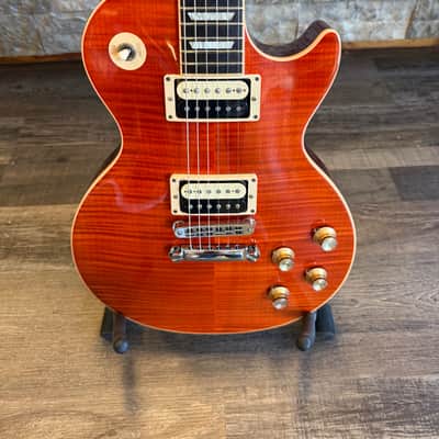 2013 Gibson Les Paul Slash Vermillion Burst 1 Of 1200 image 4