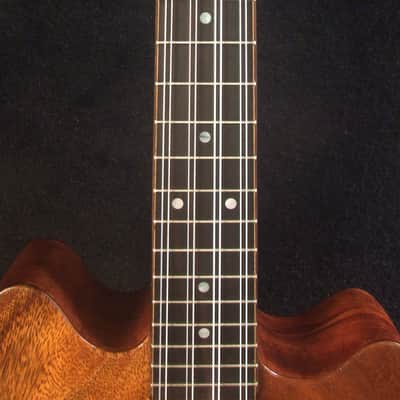 Handcrafted 8 String Baritone Ukulele, Solid Acacia, Curly Rosewood, Slotted Head, Bruce Wei UP19-2005 image 7