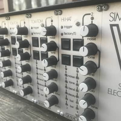 Simmons SDS-V Electronic Drum Brain with rare high hat module - Beautiful Condition image 6