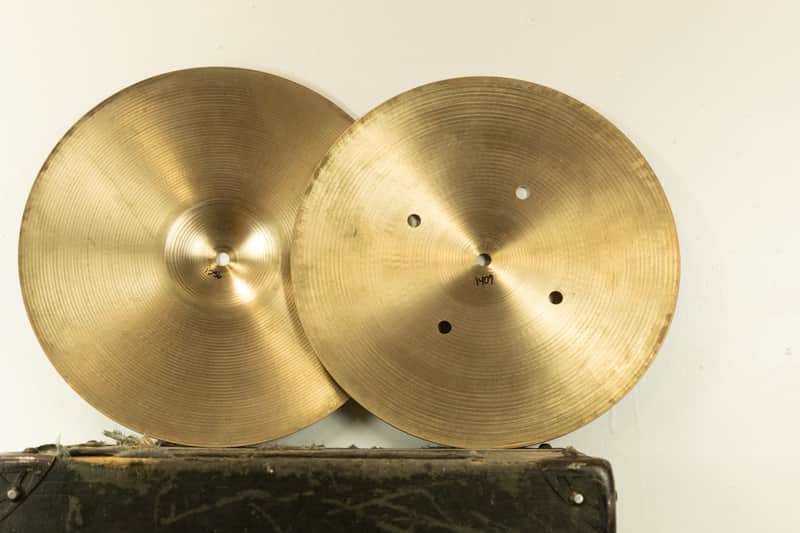 Zildjian A 14" Quick Beat Hi Hat Cymbals 1409g 1256g image 1