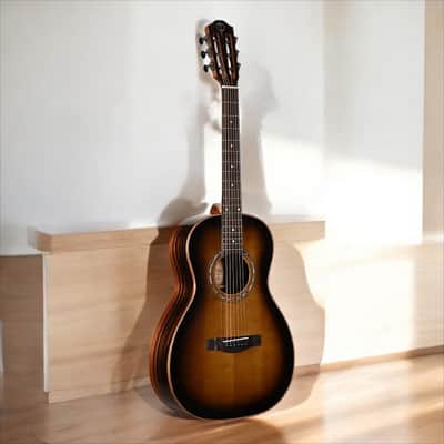 Teton STP180DVB Spruce/Ebony Parlor â€“ Vintage Vibe, Modern Tone! image 1