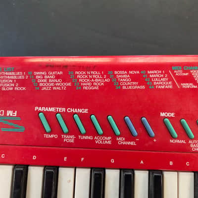 Yamaha SHS-10R Keytar 1987 - Red image 4