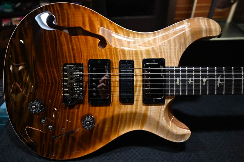 PRS Wood Library Special Semi-Hollow Danville Music 35th Anniversary Artist Top - Sandstorm Fade #0874 image 1