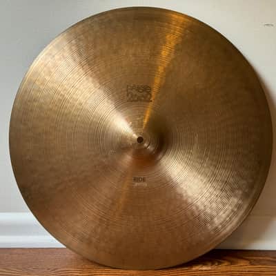 Paiste 20" 2002 Ride Cymbal 1977 -Black Label - VIDEO image 1