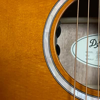 D'Angelico Excel Bowery Vintage Natural All-Solid Acoustic Guitar Gigbag Made in China image 6