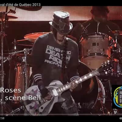 Frank Ferrer's Guns N Roses Chinese Democracy Tour, Pork Pie USA Maple Drum Set, 26",18",16",12" Plus Tour Artifacts. Signed! Authenticated! 2009 image 4
