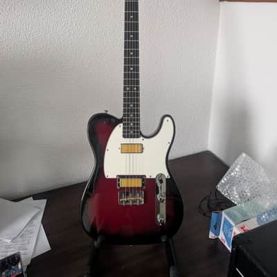 Fender Telecaster with Q pickups Gold Foils - Candy Apple Burst image 4