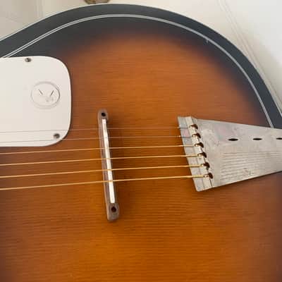 1963-1965 Kay K5160 Sunburst Vintage Acoustic Guitar image 2