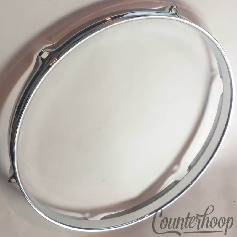 Rogers Tall-Boy 13" Tom Drum Rim/Hoop Triple Flange Chrome Cleveland Holiday 60s image 1