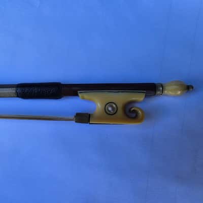 Vuillaume Style Violin bow Ivory/Nickel Silver Frog image 1