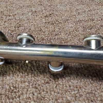 AT Metal Clarinet in Bb new leather pads 1930's ? 1940's - Nickel chrome VIDEO image 3