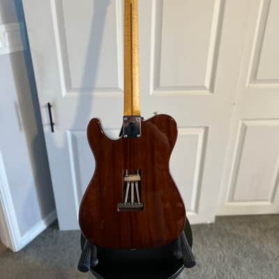 Warmoth (Fender) Telecaster Thinline Deluxe 2021 - Mahogany Gloss image 4
