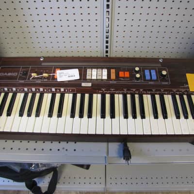Casio Casiotone 403 Keyboard 1980s Woodgrain image 2
