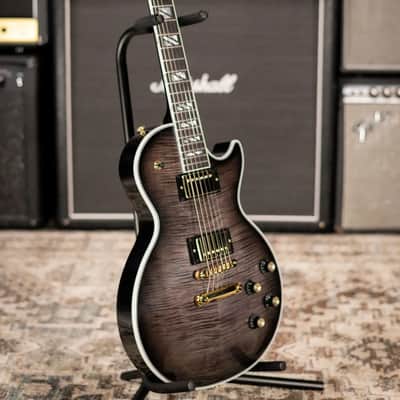 Gibson Les Paul Modern Supreme Electric Guitar - Trans Ebony Burst with Hardshell Case image 12