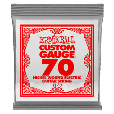 Ernie Ball Nickel Wound .070 Single String - 3 Pack image 2